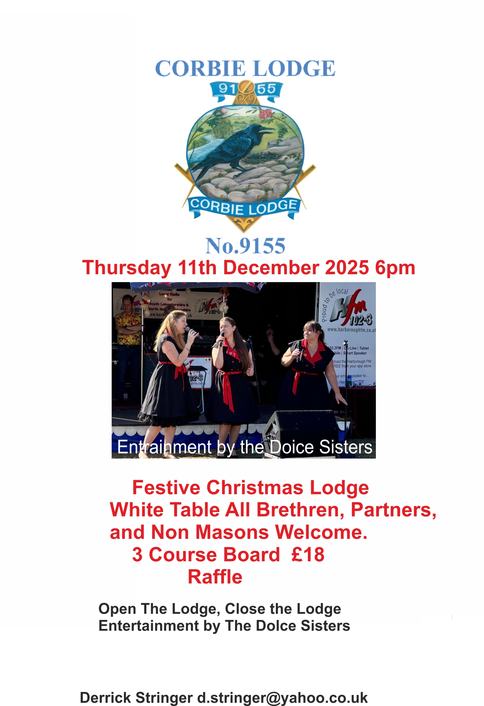 Corbie Lodge – White Table event